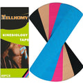 Precut Kinesiology Tape Strips,Waterproof Athletic Tape Muscle Pain Relief - color: Mix-4, size: 40PCS
