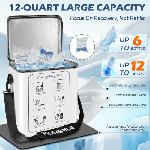 Ice Machine for Knee After Surgery, 12Qt Cold Therapy Machine
