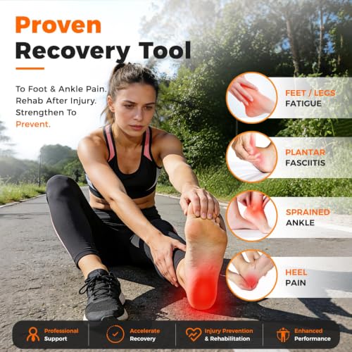 Adjustable Balance Board for Ankle Strengthening & Stability - color: Black, size: 11.8*4.3 inch