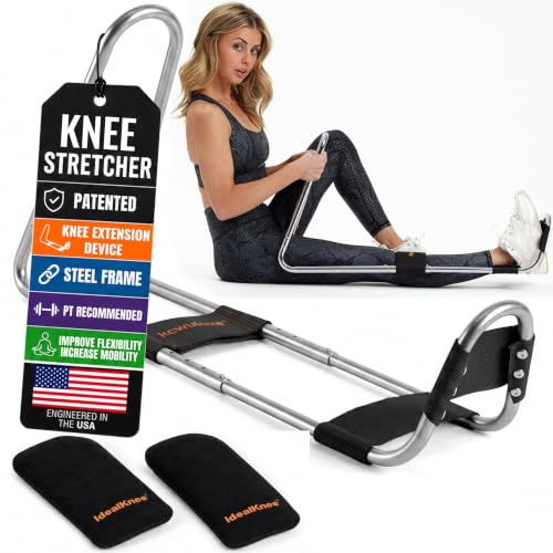 IdealKnee Knee Extension Device Knee Stretcher Knee Rehab Equipment 2 Pads