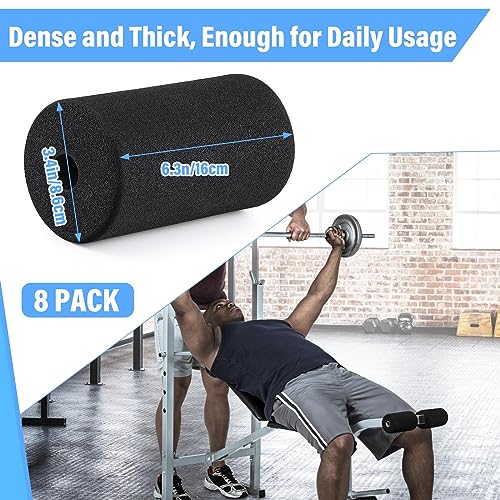 Deekin 8 Pcs Foam Roller Foot Pads for Gym Machines Equipment Replacement