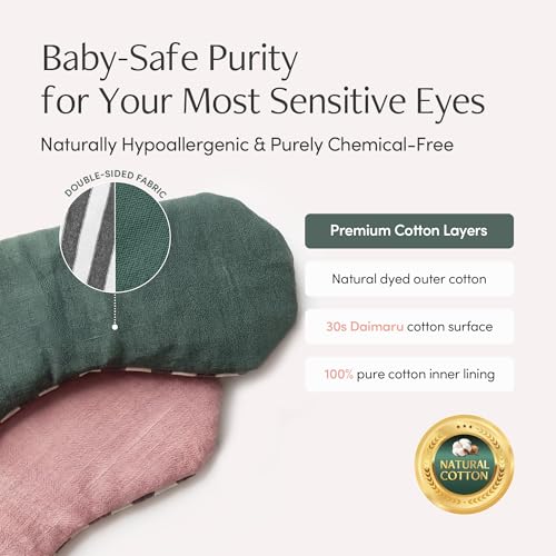 Seoul Heated Eye Mask for Dry Eyes – Microwavable Moist Heat Warm Compress