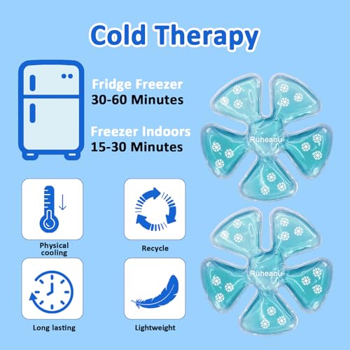 Head Gel Ice Pack, Helmet Ice Pack, Used for Catcher Helmets, Outdoor Sport, Equestrian Riding, Operation On The Head, Relieve Summer Heat and Keep Cool (2 Count) (Blue) (Blue) - color: Blue