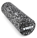 TKO 24 Inch High-Density Foam Roller | Deep Tissue Muscle Recovery & Exercise Tool | Durable Black Roller for Yoga, Pilates, Physical Therapy, and Relieving Muscle Soreness - White/Black