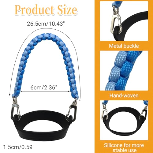 Water Bottle Handle Strap - color: Blue