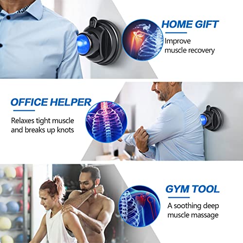 Wall-Mountable Massage Ball 2 pack Muscle Massage Roller for Pain Relief - style: 1 - Pack - Mountable Ball