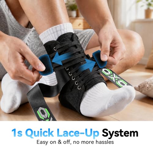 Ankle Brace for Men Women Lace Up Ankle Brace for Sprained Ankle Stabilizer