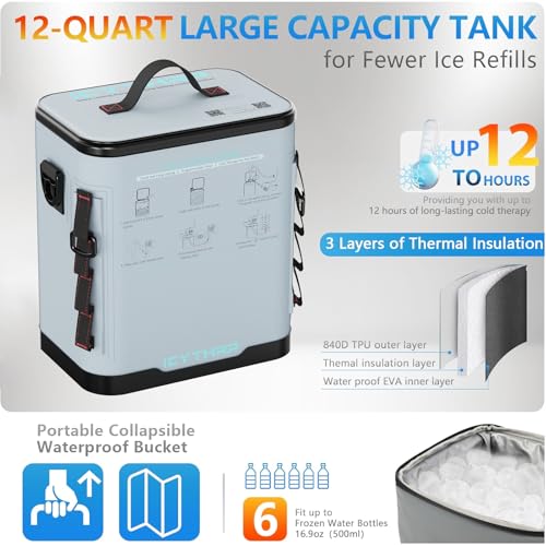 ICYTHRP Programmable Timer Cold Therapy Machine for Hip w/Quiet Pump