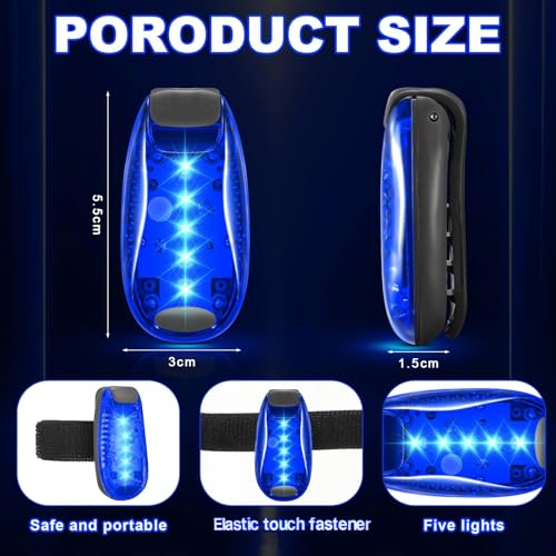 Copkim 30/60/100 Pcs LED Running Light Bulk - color: Blue