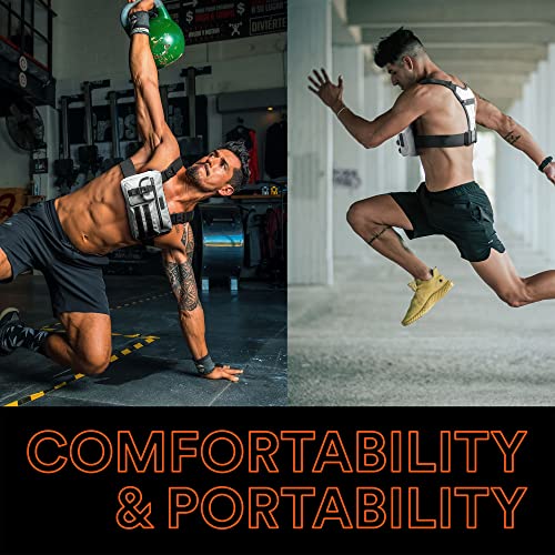 Fitdom Running Chest Pack for Men, Tactical Sports Utility Bag with Pockets - color: White, style: Locked‑in Comfort