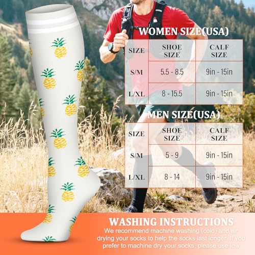 FEYHAY Copper Compression Socks (8 Pairs) 15-20 mmHg Circulation is Best Athletic & Daily for Men & Women, Running, Climbing - color: 13 Colour Mixture, size: Small-Medium