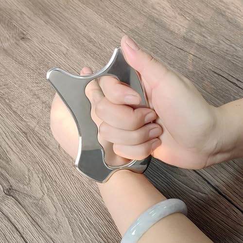 BYYDDIY 3 in 1 Stainless Steel Muscle Scraper Tools Set,Scraping Massage Tools for Physical Therapy,Derma Edge Massage Tool & GuaSha Massage Scraper Tool,IASTM Tools for Body (SXC) - style: SXC