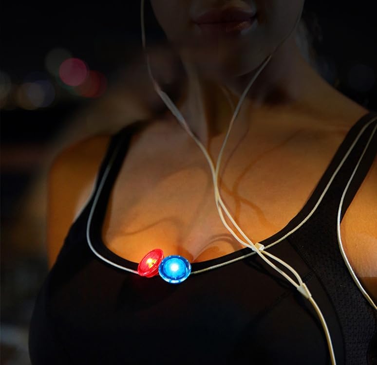 R1 LED Safety Light Clip-On Warning Lights for Night Running Walking Cycling Dog Walking Hiking Camping All Outdoor Sports Safety Warning (Clip Safety Light 3pcs)