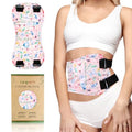Langsprit Castor Oil Pack Wrap, Cotton Castor Oil Packs for Liver Detox，Butterfly L - color: Flower Butterfly