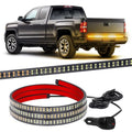XRIDONSEN 60 inch Tailgate Lights Amber White Rear Strobe Lights - color: Amber/White