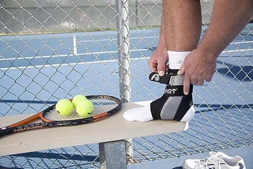 AIRCAST A60 Ankle Support - color: Black (Left Foot), size: Small