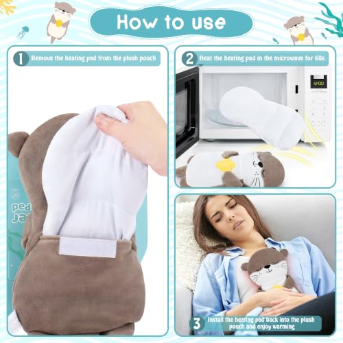Otter Microwavable Heating Pad - style: Otter hold shell