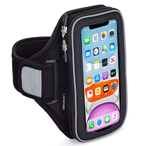 Sporteer Velocity V7 Slim Running Armband - for Small & Medium Size Phones