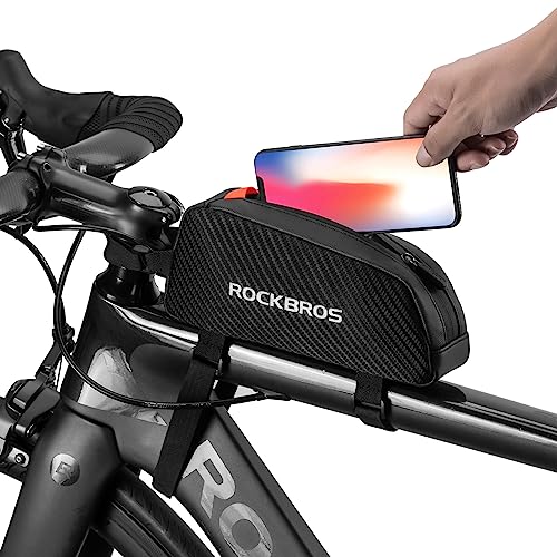 ROCKBROS Top Tube Bike Bag Narrow Slim Design Lightweight Portable - color: STYLE 1