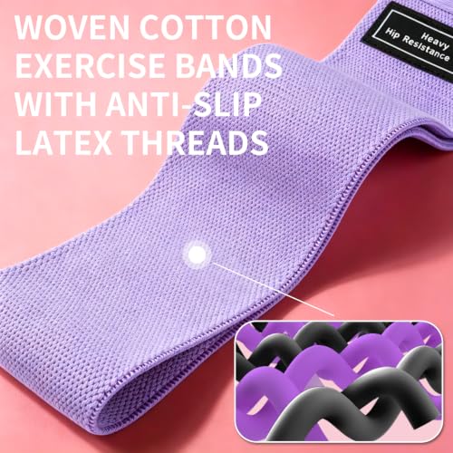 Resistance Bands for Working Out with Exercise Bands Guid - color: Purple