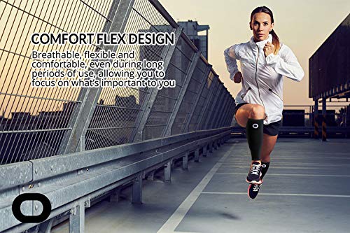 Crucial Compression Calf Sleeves for Women & Men (Pair)