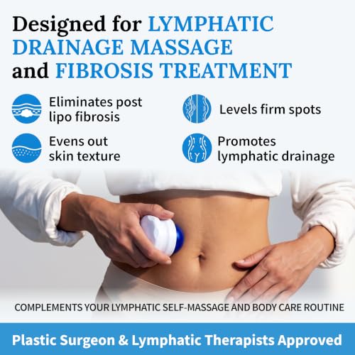 Lymphatic Drainage Massager, Fibro Roller Ball for Post Surgery Recovery