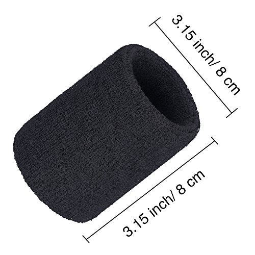 WILLBOND Wrist Sweatbands - color: Black, Blue, Gray