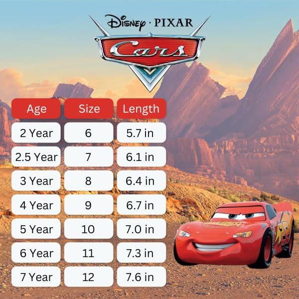 Disney Pixar Cars Boys Black/Red Lighted Sneaker (Toddler/Little Kid) - color: Red/Black/Yellow, size: 12 Little Kid