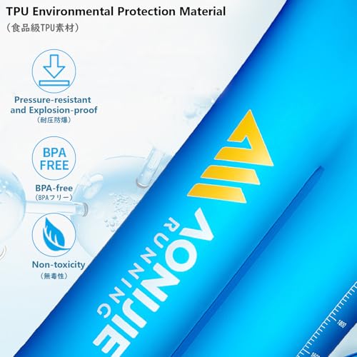 JEELAD TPU Hydration Bladder Water Bladder Ultra-Durable Water Storage Bladder for Hydration Backpacks Outdoor Hiking Running Cycling Camping Climbing - size: 02 - 2L - TPU Water Bladder