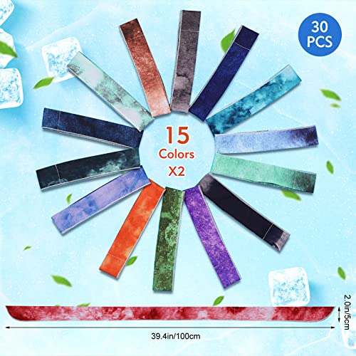 Lenwen Cooling Neck Wraps Neck Coolers for Hot Weather - style: Tie Dye