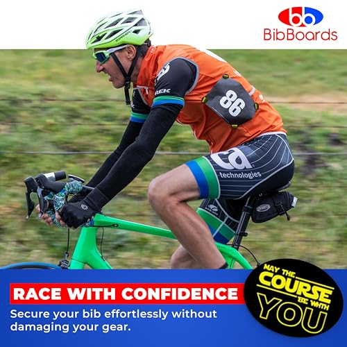 BibBoards bibSNAPS Race Bib Clips, May the Course Be with You, 4 Pack - color: May The Course Be W/ You