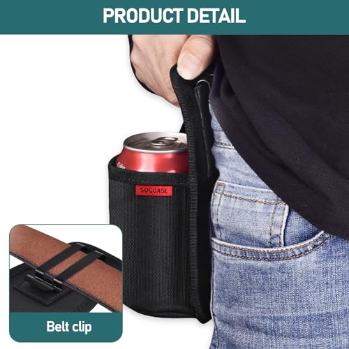 Beer Holster, Water Bottles Drink Belt Holder for Outdoor