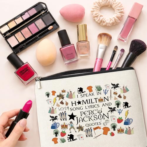 Pjo Merch Makeup Bag, Musical Merchandise Percy Movie Gifts for Fans - color: PJO