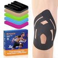 KTQUICK Precut Kinesiology Tape for Knees,24PCS,Stronger Adhesive Black - color: Black, size: 24PCS