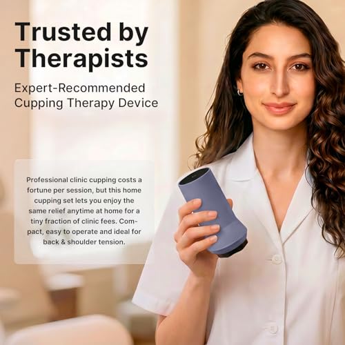 ZDEER Electric Cupping Massager, Heat, 6 Levels, 1 Cup & 2 Oils - size: 1 Device + 2 Essential Oils