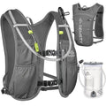 Running Hydration Vest 5L, Running Vest Pack with 1.5L Water Bladder - color: Grey