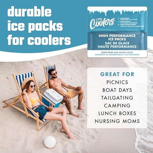 Cool Coolers by Fit & Fresh XL High Performance Cooler Ice Packs, 2pk - color: Teal (2 Pack)