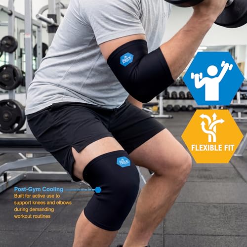 MED PRIDE Gel Compression Sleeve for Elbow and Knee, Hot & Cold Therapy