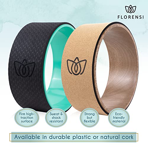 Florensi Yoga Wheel 3-Pack Back Roller & Stretcher for Pain Relief
