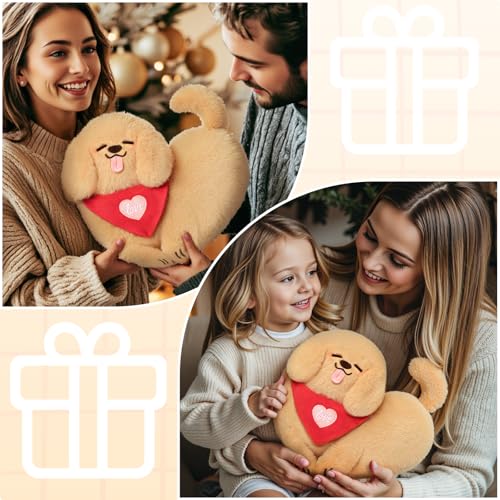 Mewaii Microwavable Stuffed Animal Dog Plush, for Period Cramps, 10in - style: lovely Corgi