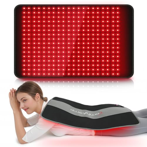 Comfytemp Red Light Pad for Body, 24'' x 17'', 660nm & Invisible 850nm - size: 24'' x 17''