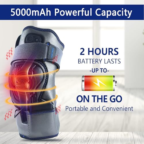 HONGJING Heated Knee Massager for Knee Pain Relief