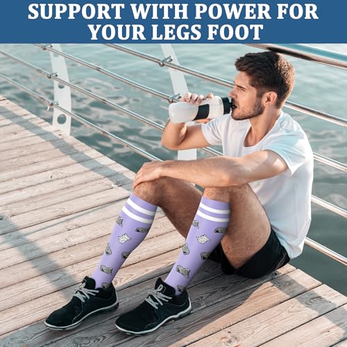FEYHAY Copper Compression Socks (3 Pairs) 15-20 mmHg Circulation is Best Athletic & Daily for Men & Women, Running, Climbing - color: 28 Pattern 1, size: Small-Medium