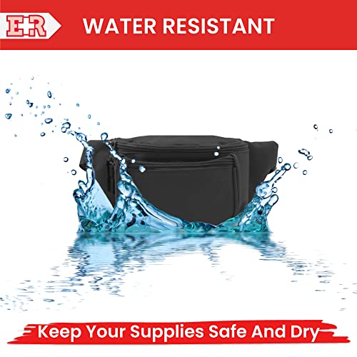 Ever Ready First Aid Deluxe Fanny Waist Pack Pouch for Emergency Tactical Preparedness
