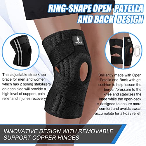 NEENCA Professional Knee Brace, Medical Knee Support for Women & Men Relief - size: X-Large