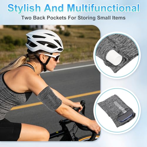 PATIKIL Sports Armband Sleeve L Size Universal Armband Grey - color: Grey, size: L