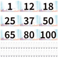 JEELAD Race Bibs 4" x 7" Running Bids Racing Numbers with Safety Pins Tyvek Tearproof Waterproof Number Cards 1-200 for Marathon Runners Sports Races Competition Events - color: Colorful [4"x7"] 001-100