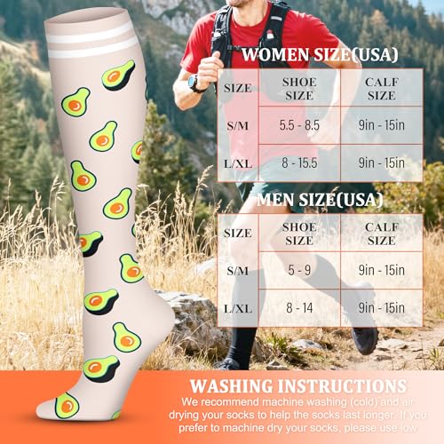 FEYHAY Copper Compression Socks (8 Pairs) 15-20 mmHg Circulation is Best Athletic & Daily for Men & Women, Running, Climbing - color: 12 Colour Mixture, size: Small-Medium