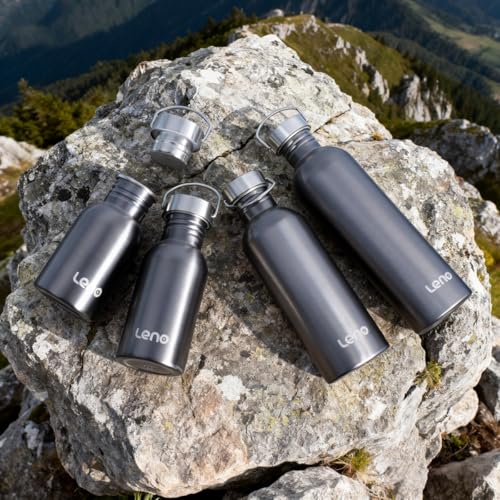 CDJ 40oz Uninsulated Single Wall 18/8 Stainless Steel Sports Bottle - size: 40ouces