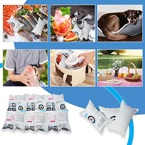 Cold Packs for Shipping Dry Ice for Shipping Frozen Food, Shipping Ice Packs Long Lasting Freezer Pack 14x13'' Keep Food Cold Fresh, Flexible Shipping Gel Ice Pack for Coolers, 12 Dry Ice Pack Sheets - style: 6X4cell 12sheet - 288cells